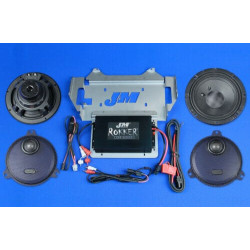 PartzBiz HD XXRK-350SP2-14SG - J&M Corp Rokker XXR Extreme 400w 2-Speaker Amplifier Installation Kit 14-20 FLHX PartzBiz HD XXRK-350SP2-14SG - J&M Corp Rokker XXR Extreme 400w 2-Speaker Amplifier Installation Kit 14-20 FLHX