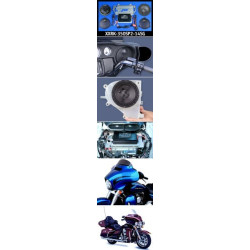 PartzBiz HD XXRK-350SP2-14SG-ST5 - J&M STAGE 5 ROKKER XXR 350w 2 Speaker Amp Install Kit 14-19 Harley FLHX Ultra PartzBiz HD XXRK-350SP2-14SG-ST5 - J&M STAGE 5 ROKKER XXR 350w 2 Speaker Amp Install Kit 14-19 Harley FLHX Ultra