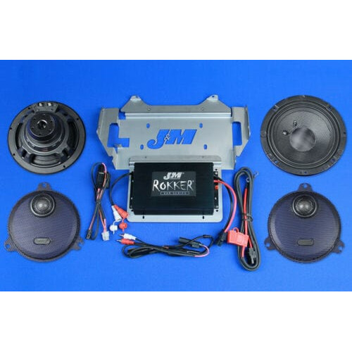 PartzBiz HD: 3482144-J&M Corp Rokker XXR Extreme 400w 2-Speaker Amplifier Installation Kit 14-20 FLHX PartzBiz HD: 3482144-J&M Corp Rokker XXR Extreme 400w 2-Speaker Amplifier Installation Kit 14-20 FLHX