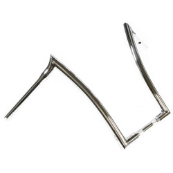 PartzBiz HD hb1705018c - Factory 47 Maddogger Apes Handlebars 18” 1.25” Chrome Harley Road King Softail