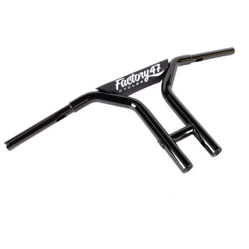 PartzBiz HD: 3487284-Factory 47 MX47 Bar T Handlebars 12” 1-1/4” Black Straight Harley Softail Dyna PartzBiz HD: 3487284-Factory 47 MX47 Bar T Handlebars 12” 1-1/4” Black Straight Harley Softail Dyna