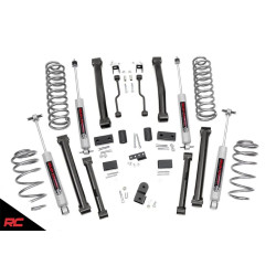 PartzBiz HD RT-900.20 - Rough Country 900.20 4" Lift Kit N3 Shocks for 93-98 Jeep Grand Cherokee ZJ 4WD Best New upgrade Suspension System Shocks Springs Coils Control Arms Front Rear Lifted Offroad 4x4 PartzBiz HD RT-900.20 - Rough Country 900.20 4" Lift Kit N3 Shocks for 93-98 Jeep Grand Cherokee ZJ 4WD Best New upgrade Suspension System Shocks Springs Coils Control Arms Front Rear Lifted Offroad 4x4