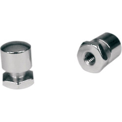 PartzBiz HD MD78032 - Mustang Chrome Solo Mounting Nuts Bolts 78032 for Harley 