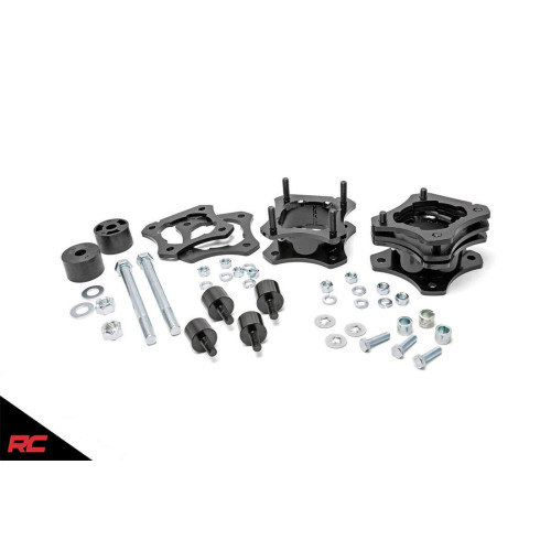 PartzBiz HD: 4425269-2007-Up Toyota Tundra 4WD 2.5-3 ” Rough Country Front Leveling Lift Kit RC 870 Platinum Limited sr sr5 การอัพเกรดประสิทธิภาพใหม่ที่ดีที่สุด ระบบกันสะเทือน strut spring shock spacer ด้านหน้า 4x4