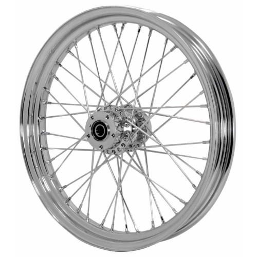 PartzBiz HD: 4425276-23" X 3" 40 Spoke Chrome Front Wheel Harley Road King Street Glide Touring 08-Up PartzBiz HD: 4425276-23" X 3" 40 Spoke Chrome Front Wheel Harley Road King Street Glide Touring 08-Up