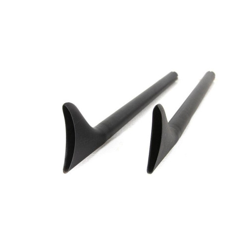 PartzBiz HD: 4425286-36" Straight Fishtail Slip-On Mufflers Extension Set Black Harley Custom Chopper