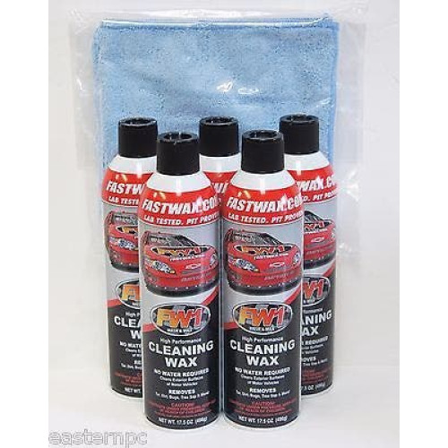 PartzBiz HD: 4425210-5 กระป๋อง FW1 FASTWAX Waterless Wash Carnauba Car Wax ฟรีเรือ + ผ้าไมโครไฟเบอร์ PartzBiz HD: 4425210-5 กระป๋อง FW1 FASTWAX Waterless Wash Carnauba Car Wax ฟรีเรือ + ผ้าไมโครไฟเบอร์