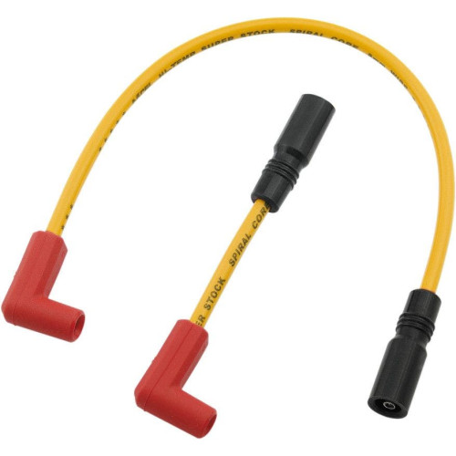PartzBiz HD: 4425101-Accel 8mm Yellow Spark Plug Wire Set for Harley Softail FXST; FLST; FLS 00-15 | 171100-Y PartzBiz HD: 4425101-Accel 8mm Yellow Spark Plug Wire Set for Harley Softail FXST; FLST; FLS 00-15 | 171100-Y
