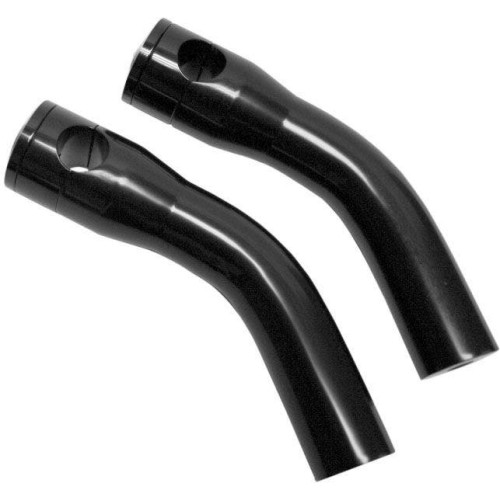 PartzBiz HD: 4425076-Accutronix Black 7" Pullback Billet Aluminum Risers 1" Bars Standard Triples Fit PartzBiz HD: 4425076-Accutronix Black 7" Pullback Billet Aluminum Risers 1" Bars Standard Triples Fit