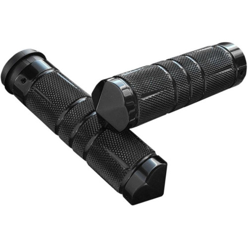 PartzBiz HD: 4425044-Accutronix Black Knurled Diamond Custom Grips Harley TBW Touring & Softail PartzBiz HD: 4425044-Accutronix Black Knurled Diamond Custom Grips Harley TBW Touring & Softail