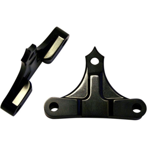 PartzBiz HD: 4424980-Accutronix Hot Legs Bagger Legs Black .875 ” Spacers 5.5 ” บังโคลนหน้า 14-16 | TFS49-NF7/8B