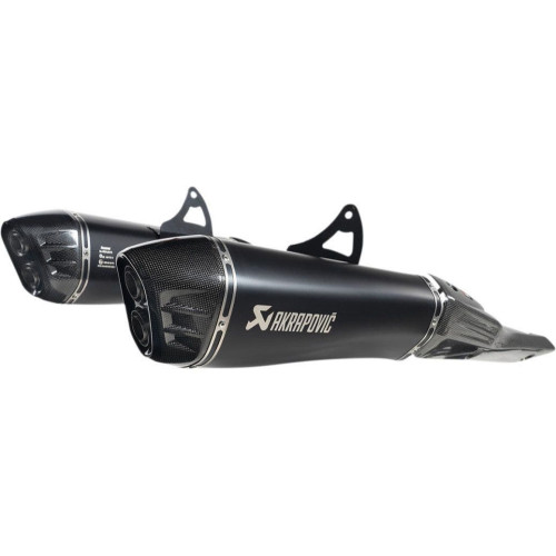 PartzBiz HD: 4424876-Akrapovic Slip-On Line Mufflers Titanium Carbon 2021 Suzuki Hayabuya SS13SO4HRAATBL