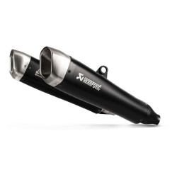 PartzBiz HD DS18113942 - Akrapovic Slip-On Muffler Titanium Exhaust Triumph Scrambler 1200 XC EX 19-20 19-20 1811-3942 18113942 S-T12SO2-HCQTBL best for poerformance track ready 