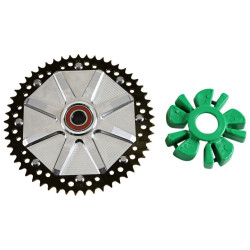 PartzBiz HD DS12102507 - Alloy Art Black Cush Drive Carrier 53T Chain Conversion Harley Touring 09-20 PartzBiz HD DS12102507 - Alloy Art Black Cush Drive Carrier 53T Chain Conversion Harley Touring 09-20