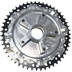 PartzBiz HD DS12102505 - Alloy Art Black w/ Machine Cush Drive Carrier 51T Chain Conversion Harley FLH/T 09-21 PartzBiz HD DS12102505 - Alloy Art Black w/ Machine Cush Drive Carrier 51T Chain Conversion Harley FLH/T 09-21