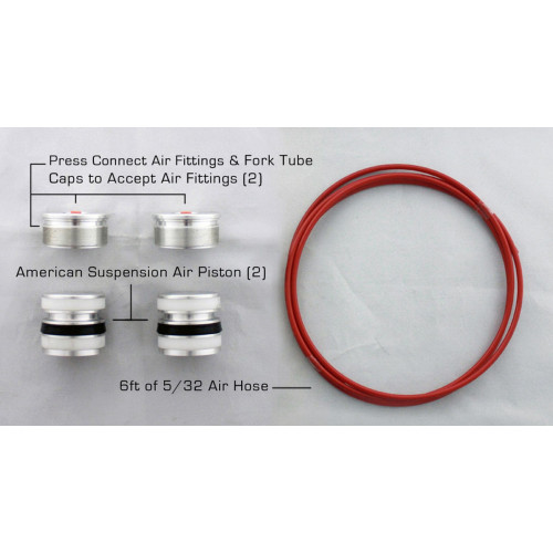 PartzBiz HD: 4424695-American Suspension AR-70/41P-17 Fork Tube Air Ride Kit 17-Up Harley FL พร้อมสต็อกต้นไม้ PartzBiz HD: 4424695-American Suspension AR-70/41P-17 Fork Tube Air Ride Kit 17-Up Harley FL พร้อมสต็อกต้นไม้