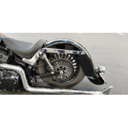 PartzBiz HD P-49A - American Suspension P-49 Rear Air Ride Shocks Pair with Ram Air Connector