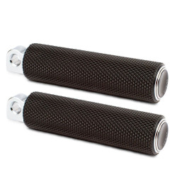PartzBiz HD AN07-934 - Arlen Ness 07-934 Knurled Black Fusion Dual Ring Male Mount Foot Pegs for Harley PartzBiz HD AN07-934 - Arlen Ness 07-934 Knurled Black Fusion Dual Ring Male Mount Foot Pegs for Harley