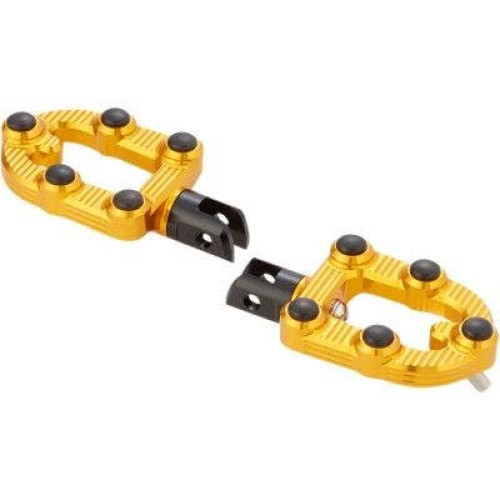 PartzBiz HD: 4424415-Arlen Ness 07-935 Gold Billet MX Driver Footpegs Set 18-Up Harley Softail PartzBiz HD: 4424415-Arlen Ness 07-935 Gold Billet MX Driver Footpegs Set 18-Up Harley Softail
