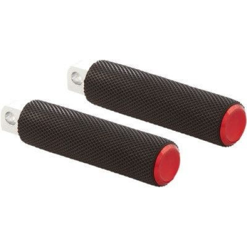 PartzBiz HD: 4424392-Arlen Ness 07-954 Red Billet Knurled Fusion Driver Footpegs H-D Softail 18-Up PartzBiz HD: 4424392-Arlen Ness 07-954 Red Billet Knurled Fusion Driver Footpegs H-D Softail 18-Up