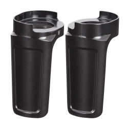 PartzBiz HD AN120-000 - Arlen Ness 120-000 Black Method Bagger การ์ดส้อม Harley Touring 14-Up