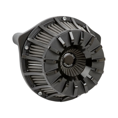 PartzBiz HD: 4424210-Arlen Ness 18-997 Black Inverted Series 15-Spoke Air Cleaner Breather Filter 17-19 Milwaukee Eight 8 Touring Bagger Dresser FLHT FLHX FLHR FLTR Softail 1010-2465 10102464 264339