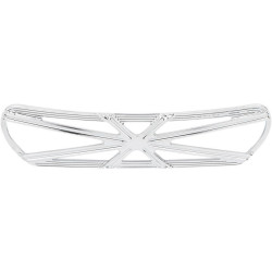 PartzBiz HD AN30-345 - Arlen Ness 30-345 Chrome 10 Gauge Forged Batwing Fairing Inserts 14-18 FLHT/C/X | 30-345 PartzBiz HD AN30-345 - Arlen Ness 30-345 Chrome 10 Gauge Forged Batwing Fairing Inserts 14-18 FLHT/C/X | 30-345