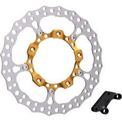 PartzBiz HD AN300-002 - Arlen Ness 300-002 14” Big Brake Rotor Kits Front Left Gold Harley Touring FLH/T PartzBiz HD AN300-002 - Arlen Ness 300-002 14” Big Brake Rotor Kits Front Left Gold Harley Touring FLH/T