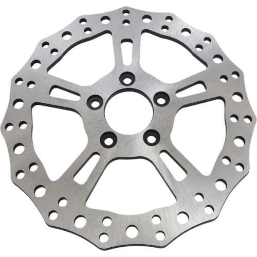 PartzBiz HD: 4424161-Arlen Ness 300-021 โรเตอร์หลังลอย Jagged 11.8” Harley & Custom
