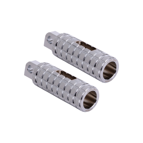 PartzBiz HD: 4424169-Arlen Ness 400-037 Chrome Speedliner Driver Footpegs สำหรับ Harley M8 Softail รุ่น | 400-037