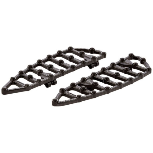 PartzBiz HD: 4424174-Arlen Ness 410-007 สีดำ MX Billet Driver Floorboards Harley Softail M8 18-20