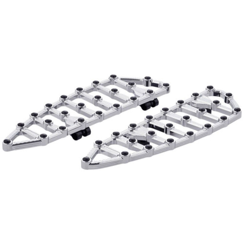 PartzBiz HD: 4424133-Arlen Ness 410-008 Chrome MX Billet Driver Floorboards Harley Softail M8 18-20 PartzBiz HD: 4424133-Arlen Ness 410-008 Chrome MX Billet Driver Floorboards Harley Softail M8 18-20
