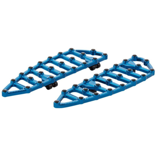 PartzBiz HD: 4424134-Arlen Ness 410-009 Blue MX Billet Driver Floorboards Harley Softail M8 18-20 PartzBiz HD: 4424134-Arlen Ness 410-009 Blue MX Billet Driver Floorboards Harley Softail M8 18-20