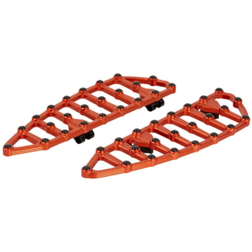 PartzBiz HD: 4424136-Arlen Ness 410-011 Orange MX Billet Driver Floorboards Harley Softail M8 18-20 PartzBiz HD: 4424136-Arlen Ness 410-011 Orange MX Billet Driver Floorboards Harley Softail M8 18-20