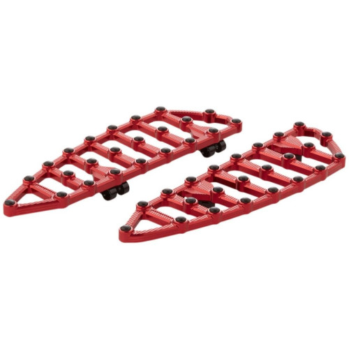 PartzBiz HD: 4424137-Arlen Ness 410-012 Red MX Billet Driver Floorboards Harley Softail M8 18-20 PartzBiz HD: 4424137-Arlen Ness 410-012 Red MX Billet Driver Floorboards Harley Softail M8 18-20