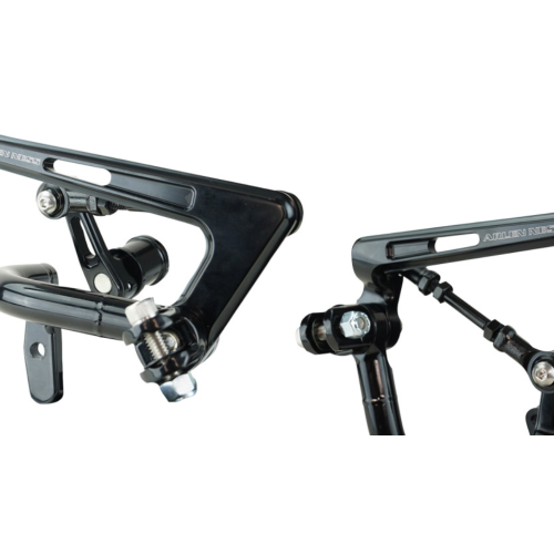 PartzBiz HD: 4424152-Arlen Ness 420-120 Black Bagger Mid Foot Control Kit Bolt On for Harley Touring | 420-120