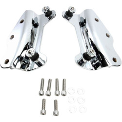 PartzBiz HD AN60-174 - Arlen Ness 60-174 Chrome Tour Pack Tour Pak ชุดอุปกรณ์เชื่อมต่อ Harley 09-13