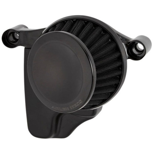 PartzBiz HD: 4424088-Arlen Ness 600-020 Black Mini 22€∞ ชุดเครื่องฟอกอากาศ Harley Milwaukee Eight 17-Up