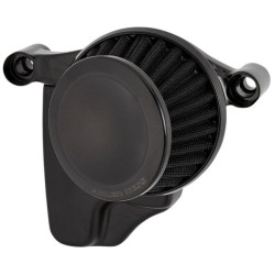 PartzBiz HD AN600-024 - Arlen Ness 600-022 Black Mini 22€∞ ชุดเครื่องฟอกอากาศ Harley Twin Cam 08-17