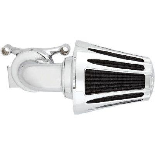 PartzBiz HD: 4424022-Arlen Ness 81-032 Chrome Aluminum Deep Cut Monster Sucker Air Cleaner Harley M8 Softail Touring