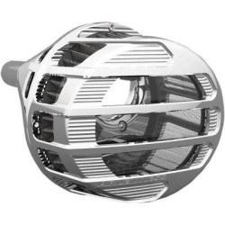 PartzBiz HD AN81-303 - Arlen Ness 81-303 Chrome Sidekick Monster Sucker Air Cleaner H-D Twin Cam 08-17