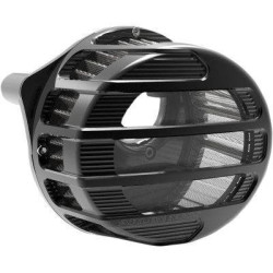 PartzBiz HD AN81-304 - Arlen Ness 81-304 Black Sidekick Monster Sucker Air Cleaner H-D Twin Cam 00-17 Touring Softail