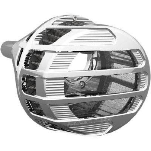 PartzBiz HD: 4424001-Arlen Ness 81-305 Chrome Sidekick Monster Sucker Air Cleaner H-D Twin Cam 00-17 Touring Softail