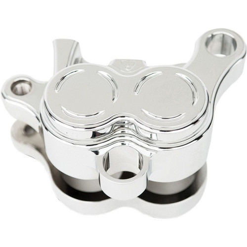 PartzBiz HD: 4423984-Arlen Ness Billet Chrome หน้าซ้าย 11.5 เรือนคาลิปเปอร์เบรค Harley 08-14 ST | 02-840