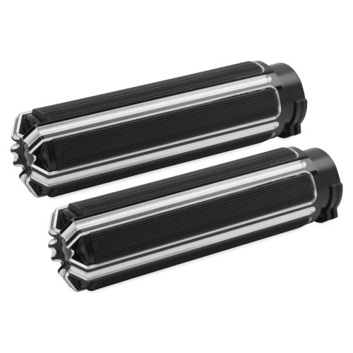 PartzBiz HD: 4423948-Arlen Ness Black 10 Gauge Comfort Hand Grips Indian Scout & Octane Pair | P-5010