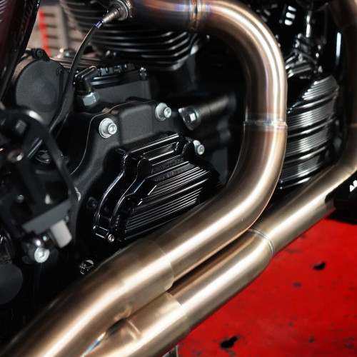 PartzBiz HD: 4423924-Arlen Ness Black 10 Gauge Transmission Side Cover Cable Harley Big Twin 06-21 PartzBiz HD: 4423924-Arlen Ness Black 10 Gauge Transmission Side Cover Cable Harley Big Twin 06-21