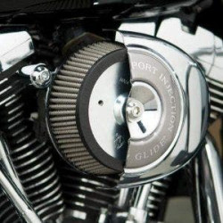 PartzBiz HD AN18-571 - Arlen Ness Black Backing Plate Stainless Filter Stage 1 Big Sucker Air Cleaner for 99-13 Twin Cam Models | 18-571 PartzBiz HD AN18-571 - Arlen Ness Black Backing Plate Stainless Filter Stage 1 Big Sucker Air Cleaner for 99-13 Twin Cam Models | 18-571