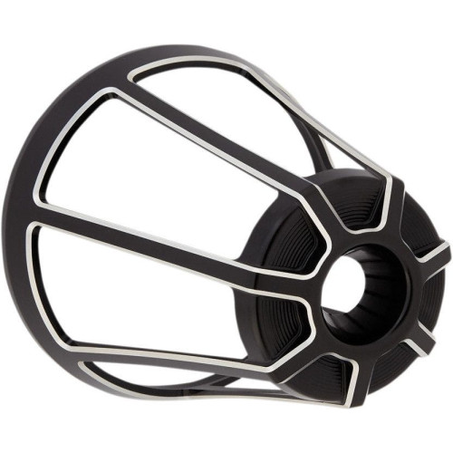 PartzBiz HD: 4423943-Arlen Ness Black Beveled Cover for Monster Sucker Air Cleaners Harley  | 81-104