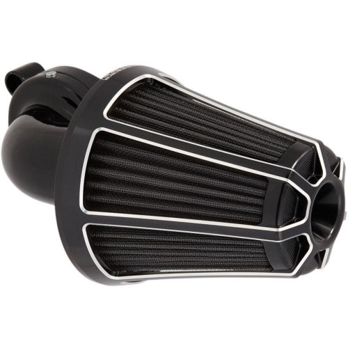 PartzBiz HD: 4423914-Arlen Ness Black Beveled Monster Sucker Air Cleaner Harley Sportster XL 91-17 | 81-013