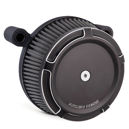PartzBiz HD: 4423897-Arlen Ness Black Big Sucker‚Ñ¢ Stage I Air Cleaner w/ Beveled Cover 99-17 Twin Cam | 50-841
